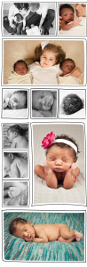 Greenville, SC Sleepy Newborn Twins Photography