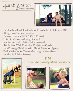 Glen Carbon, IL Family Mini-Sessions