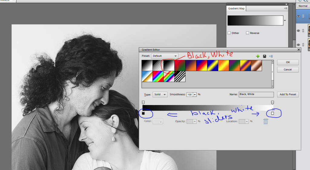 Gradient Map Detail work