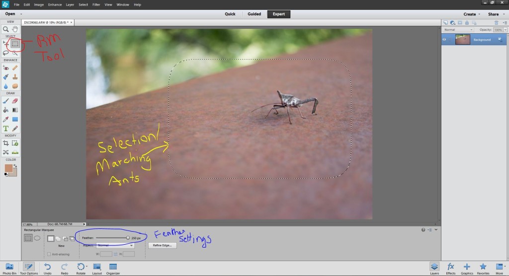 Layer Mask Vignette