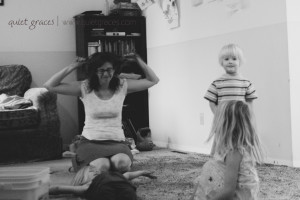 Raw Motherhood Self Portrait