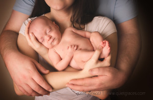 Simpsonville SC Preemie Baby Photographer Baby in Parent's Arms