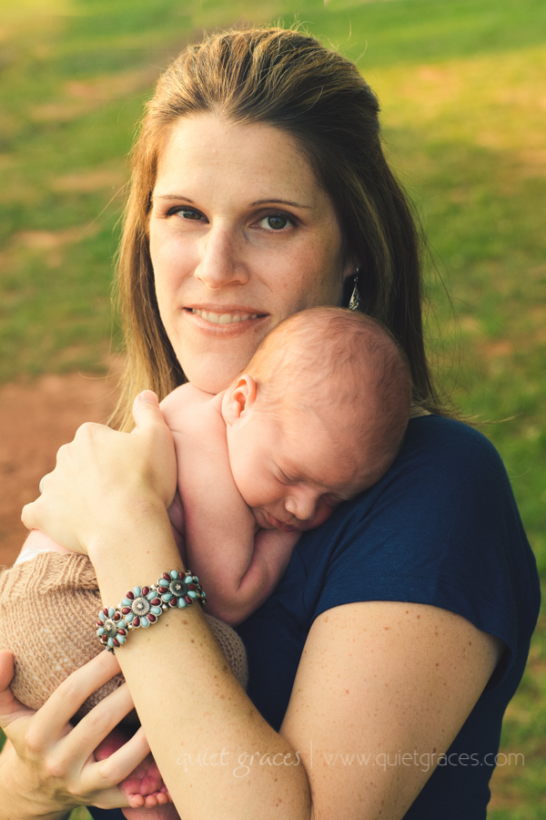 Pure Simple Outdoor Greenville SC Newborn Photography