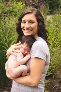 Sweet Baby girl in mama's arms Simpsonville SC