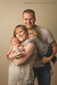 Newborn with Family and Older two year old sibling simpsonville sc