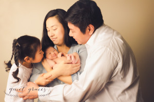 Family with a newborn in Greenville SC