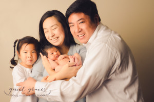 Newborn baby with Family Pictures Five Forks SC