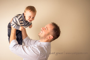 Baby boy with dad one year cake smash photos greenville sc