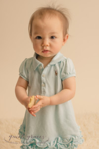 Shy baby girl first birthday pictures Simpsonville