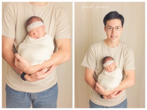 Daddy and Newborn Pictures Greenville SC