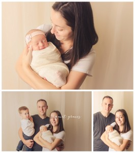 Family with newborn Pictures simpsonville sc