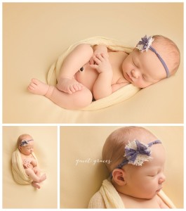 Wrapped Newborn Baby Girl Photography Greenville SC