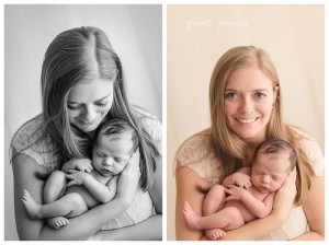 Newborn Baby with Mom Greenville SC