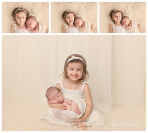 Big Sister Greenville SC Timeless Newborn Baby Pictures