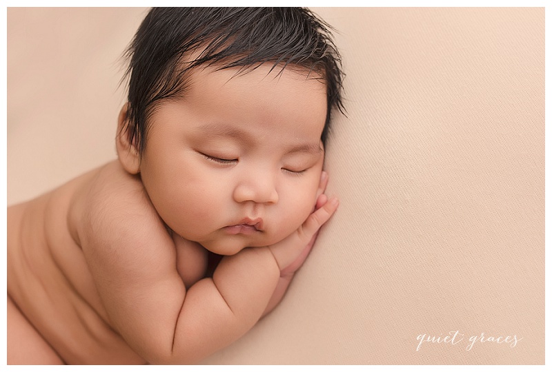 Natural Sleeping Baby Photographer Greenville SC