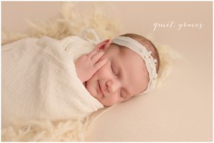 Sleeping smiling newborn baby simpsonville sc