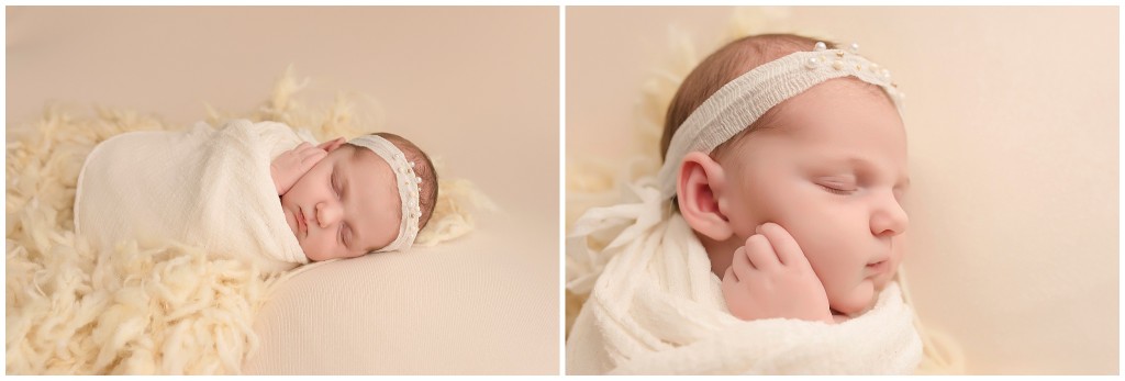 Sleeping Newborn Baby Girl