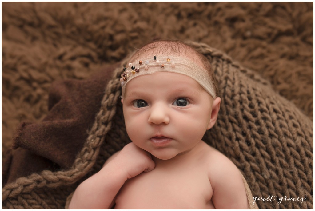 Awake Newborn Baby Photographer Simpsonville SC