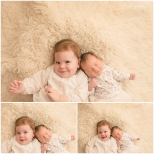 Newborn Baby with Big Sister Pictures Simpsonville SC