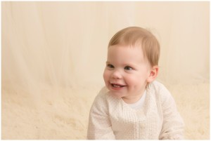Two year old studio portrait Greenville SC