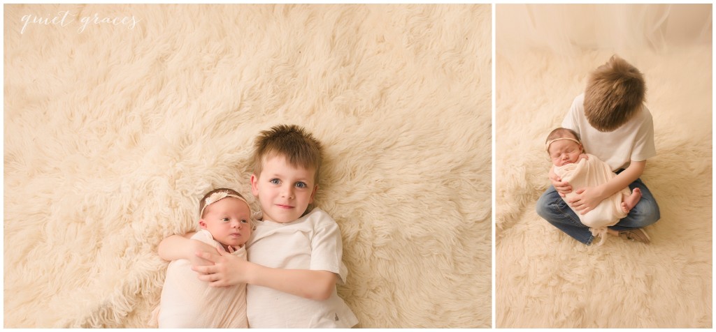 Newborn Baby with Sibling Greer SC