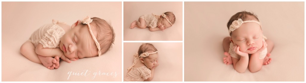 Newborn Baby Girl Pictures in a Studio Greer SC