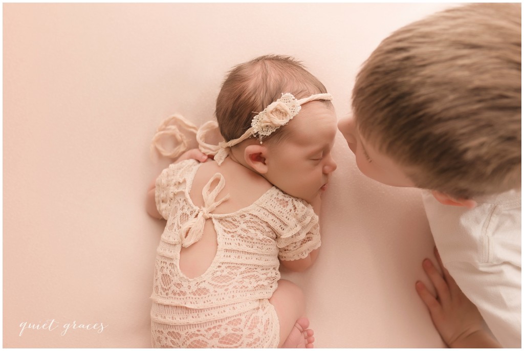 Newborn Baby with Brother Pictures Greer SC