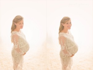 Light and Airy Studio Maternity Pictures Simpsonville SC