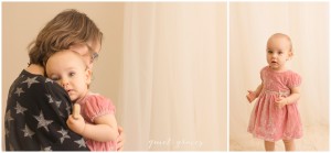 Session for a shy one year old in Simpsonville SC