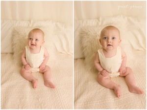 Sitting Baby Studio Pictures Greenville SC