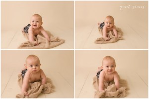 Sitting Pictures of Baby Timeless Studio Simpsonville SC