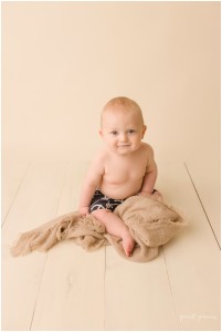 Timeless Studio Baby Photos on Cream Greenville SC