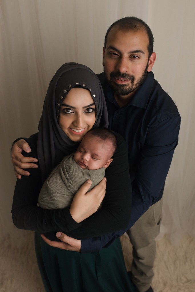 Muslim family Newborn Photos Simpsonville SC