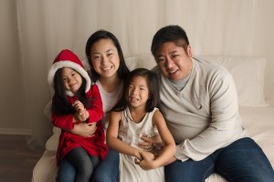 Family Studio Christmas Picture Greer SC
