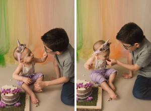 Cake Smash with Big Sibling