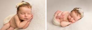 Simple Beautiful Timeless Newborn Baby Girl Photos Greenville SC