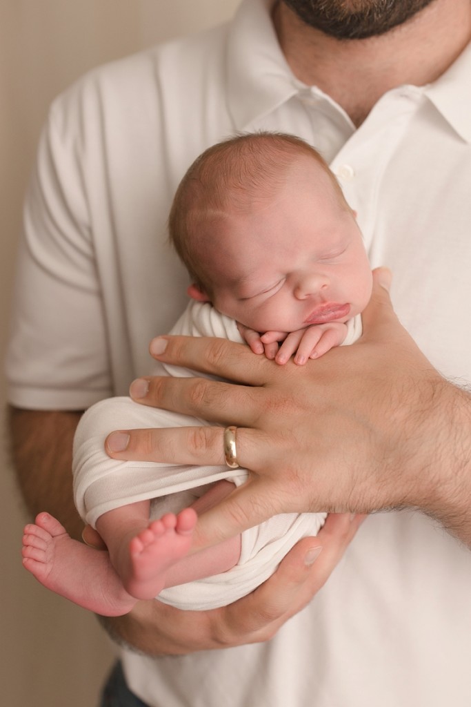 Understated Timeless Newborn Photos in Greer SC