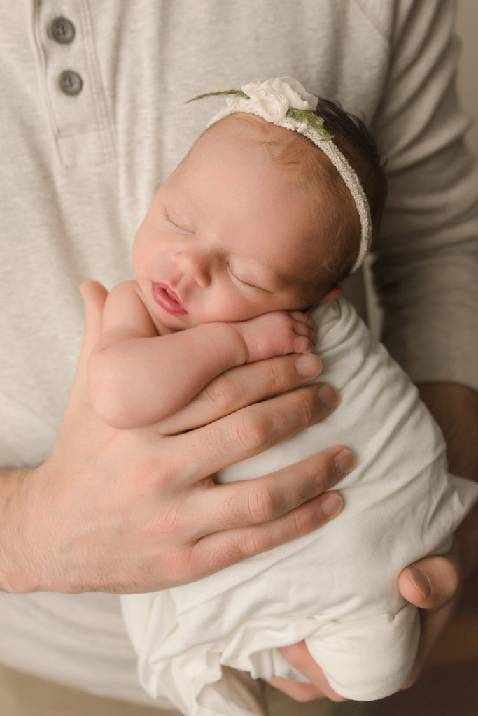Newborn and Daddy Photography Greenville SC