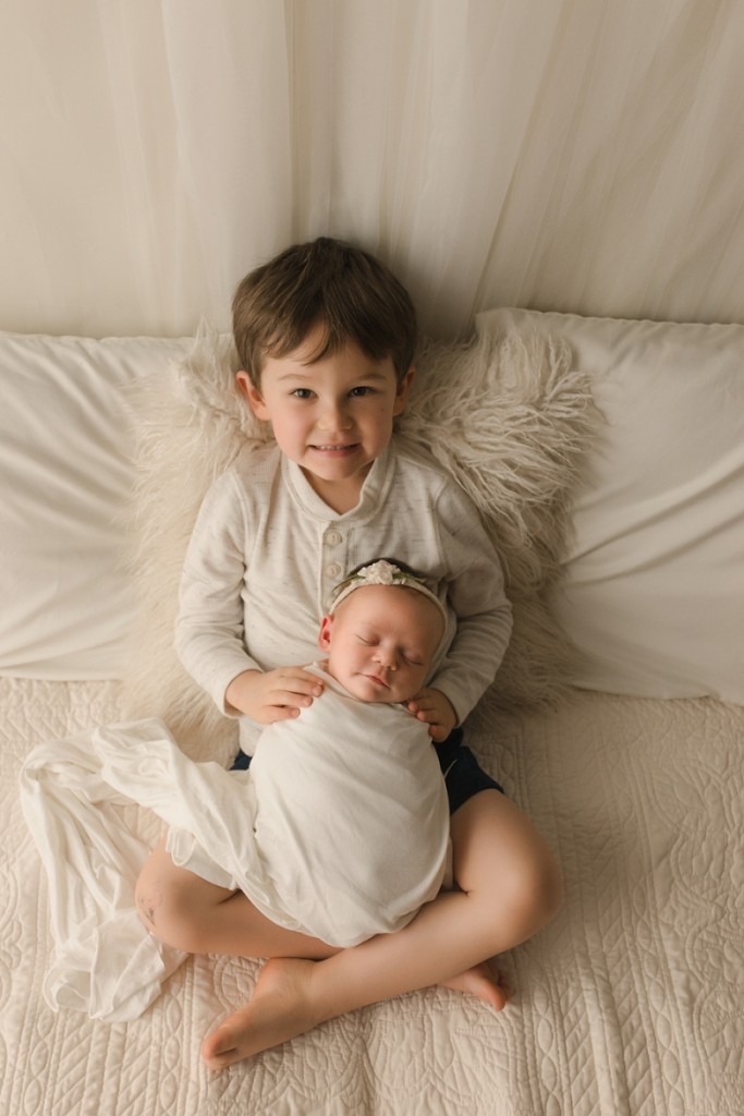 Newborn and Sibling Photography Greer SC