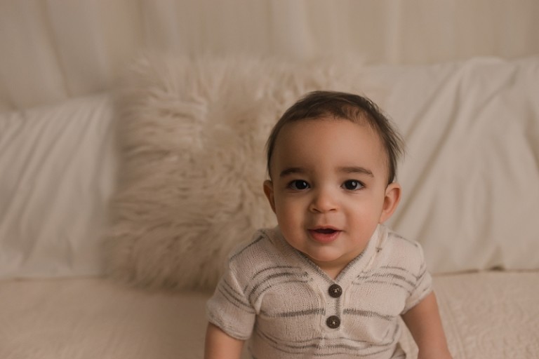 Greenville SC Timeless Studio Baby Mini Session with Studio WardrobeNatural Greenville SC