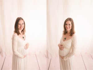 Classic Simple Studio Maternity Photos Greer, SC