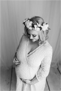 Romantic Airy Maternity Photography Greer SC