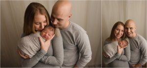 Greenville SC Parents with Newborn Photography