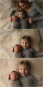 Greenville SC Newborn Photography with Big Brother