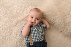 Simple Studio Baby Mini Photo Session Greenville SC