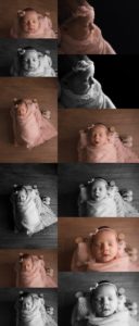 Black and White BABY Photographer Greenville SC